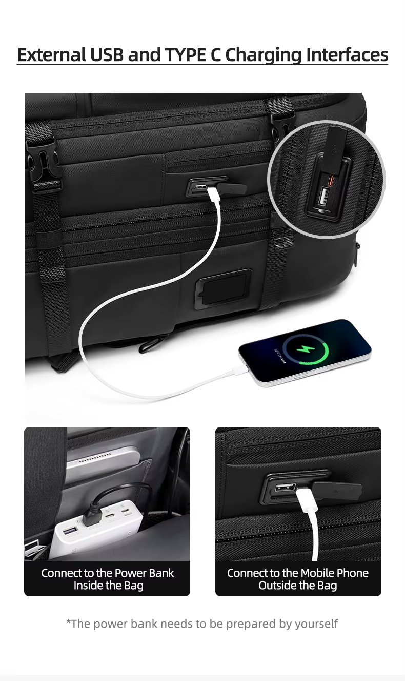 Carry-On Trolley Vacuum Travel Backpack