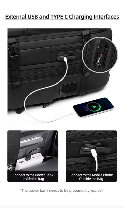 Carry-On Trolley Vacuum Travel Backpack