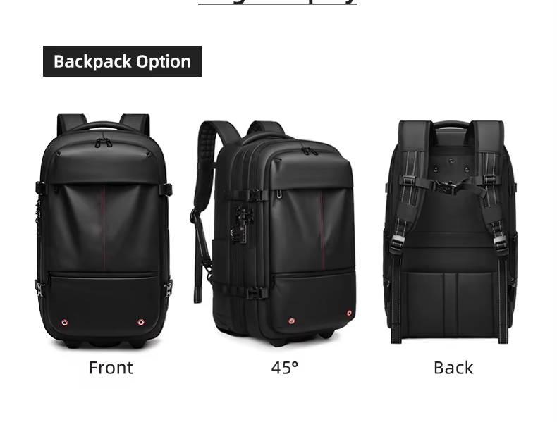 Carry-On Trolley Vacuum Travel Backpack