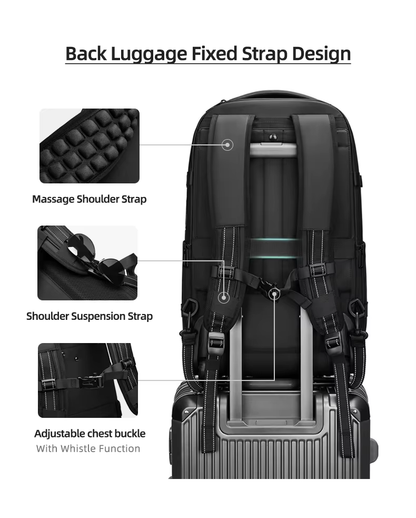 Carry-On Trolley Vacuum Travel Backpack