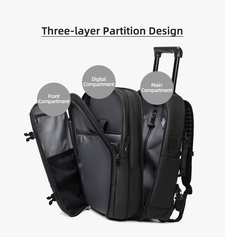 Carry-On Trolley Vacuum Travel Backpack