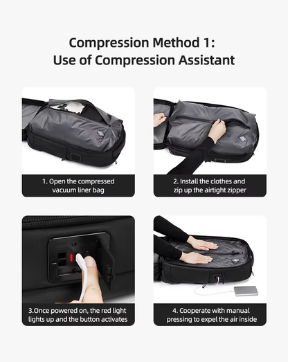 Carry-On Trolley Vacuum Travel Backpack